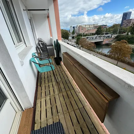 5p 100 M2 Garage 2 Balconiesstrasbourg Center Apartamento Estrasburgo